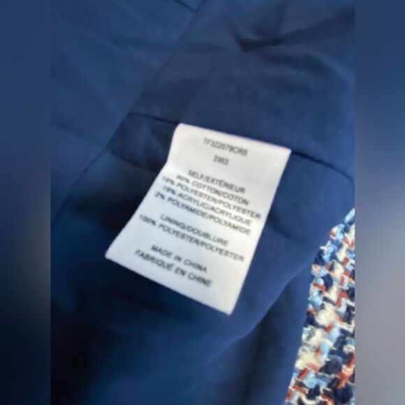 Derek Lam 10 Crosby Elizabeth Tweed Peplum Jacket size 00 - Picture 13 of 13